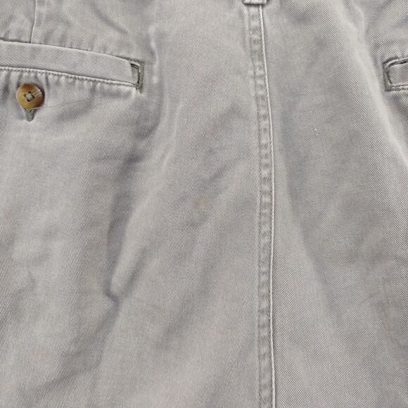 Savane Cargo Shorts Mens Size 40 Beige Gray Flap Pockets Belt Loops - Picture 10 of 13